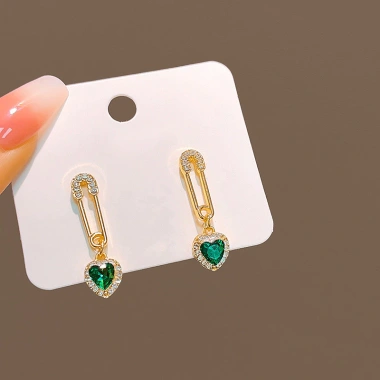 Dây chuyền và bông tai hình học retro, ngọc trai giọt nước thời trang – 85.473₫ 13
