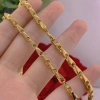 Dây chuyền vòng cổ nam nữ 3 chỉ mắt tiệt hỏa tiễn sang trọng, bền đẹp - 220k 3