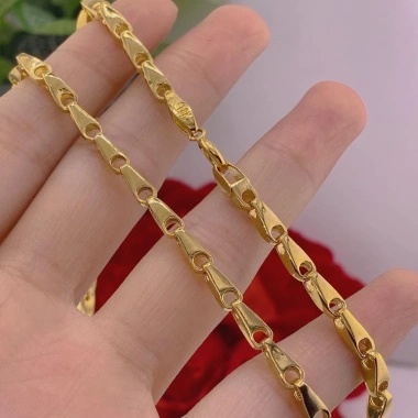 Dây chuyền vòng cổ nam nữ 3 chỉ mắt tiệt hỏa tiễn sang trọng, bền đẹp - 220k 3