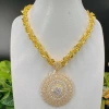 Dây chuyền vòng cổ nữ vàng 1 lượng mặt hoa cao cấp sang trọng, tinh tế – Giá chỉ 499.000₫