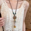 Dây chuyền vòng lá rủ vintage – Thiết kế Hán phục tân trung hoa, phụ kiện nữ 7