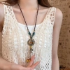 Dây chuyền vòng lá rủ vintage – Thiết kế Hán phục tân trung hoa, phụ kiện nữ 9