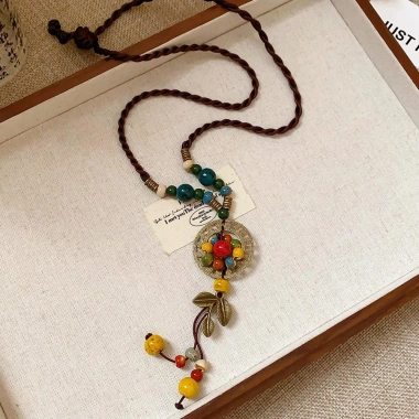 Dây chuyền vòng lá rủ vintage – Thiết kế Hán phục tân trung hoa, phụ kiện nữ 10 Dây chuyền vòng lá rủ vintage – Thiết kế Hán phục tân trung hoa, phụ kiện nữ 10