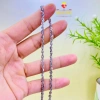 Dây chuyền xoắn 3ly Moissanite mặt tròn 6.5ly bạc Ý giá ưu đãi 1.005.000₫ 10