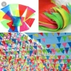 Dây cờ đuôi nheo tam giác 100m - Trang trí lễ hội, tết, sân vườn, giá 63.000đ 4