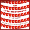 Dây Cờ Sao 10m - 20 Cờ Tổ Quốc, Đảng Trang Trí Tết, Lễ Hội, Mẫu 1 Mặt, Giá ưu đãi 45.120₫
