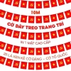Dây Cờ Sao 10m - 20 Cờ Tổ Quốc, Đảng Trang Trí Tết, Lễ Hội, Mẫu 1 Mặt, Giá ưu đãi 45.120₫ 4