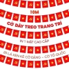 Dây Cờ Sao Vàng Cờ Tổ Quốc Đuôi Nheo Tam Giác Trang Trí Tết Noel Lễ Hội Trường Học Đền Chùa Giá Rẻ 35.000 VNĐ 5