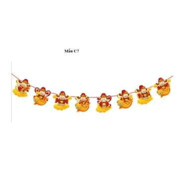Dây cờ treo Tết 2.024 Ông Thần Tài, Thỏi Vàng, Em Bé, Chữ 2.024, Giá 15.000₫ 8 Dây cờ treo Tết 2.024 Ông Thần Tài, Thỏi Vàng, Em Bé, Chữ 2.024, Giá 15.000₫ 8