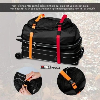 Dây Cột Đồ ZDK MK03 Cao Cấp, Giữ Chặt Balo & Vali An Toàn, Giá 35.000đ