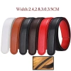 Dây da bò hai lớp 2.4-3.5cm khóa tự động, khe cắm thẻ, thắt lưng nam nữ - da thật, giá ưu đãi 92.400 VND