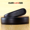 Dây da bò hai lớp 2.4-3.5cm khóa tự động, khe cắm thẻ, thắt lưng nam nữ - da thật, giá ưu đãi 92.400 VND 6
