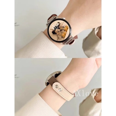 Dây da mỏng 20-22mm cho Samsung Galaxy Watch 7/6/5/Pro/4/Classic 44mm-40mm – Girl Business, phong cách thanh lịch, giá 50.600₫