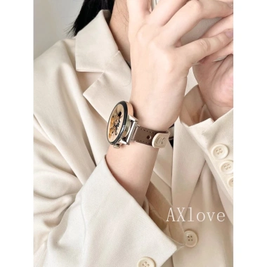 Dây da mỏng 20-22mm cho Samsung Galaxy Watch 7/6/5/Pro/4/Classic 44mm-40mm – Girl Business, phong cách thanh lịch, giá 50.600₫