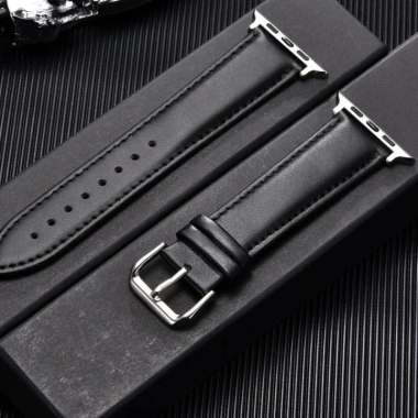Dây da thật Calfskin cho Apple Watch iWatch 38‑46mm – Thay thế 42‑45mm, sang trọng, giá 75.188₫