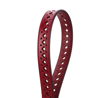 Dây da thật Vintage thoáng khí rỗng, slim eo nữ, đen tối giản, cincher thời trang 4 Dây da thật Vintage thoáng khí rỗng, slim eo nữ, đen tối giản, cincher thời trang 4
