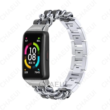 Dây da thép không gỉ sang trọng cho Huawei và Honor Band 10-6, 9, 8, 7 - Giá ưu đãi 255.200đ