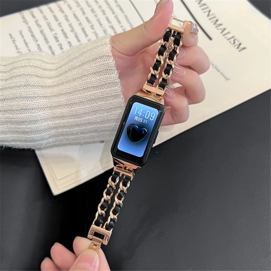 Dây da thép không gỉ sang trọng cho Huawei và Honor Band 10-6, 9, 8, 7 - Giá ưu đãi 255.200đ