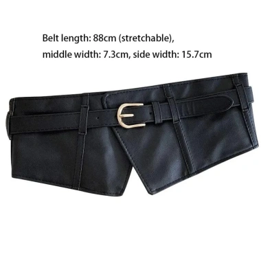 Dây Đai Corset Eo Hẹp CABEZA Da PU Gothic Dễ Điều Chỉnh Giảm Mỡ Bụng