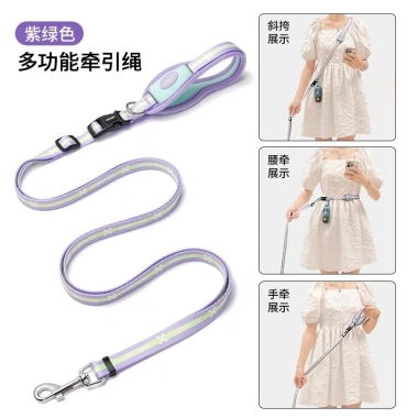 Dây dắt thú cưng rảnh tay 3 trong 1 cho chó nhỏ & mèo- Đeo chéo, buộc eo, không đau tay, phù hợp corgi, bulldog, đi dạo 10