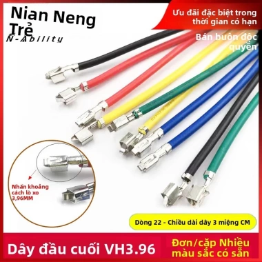 Dây đầu cuối VH3.96 Độc thân đôi nam Pitch 3.96mm, Nhấn Reed 0.3, Dây phẳng 30cm, Kết nối điện tử 7OLJ - Giá ưu đãi 105.185 VND