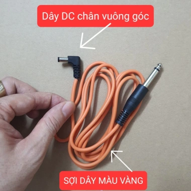 Dây DC Đa Năng Cắm Vào Biến Áp Máy Pen Dùng Cho Máy Xăm Thần Thánh & Pro - Giá 55.000₫
