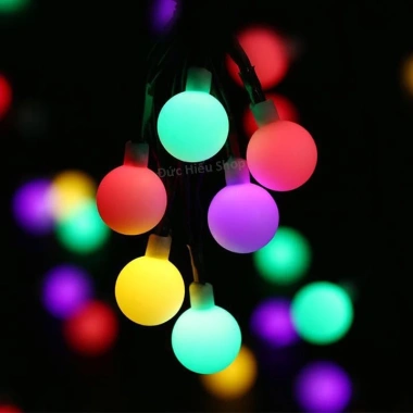 Dây đèn chớp nháy đa màu - Trang trí Giáng sinh Noel cho nhà hàng, khách sạn, giá chỉ 13.900 VND 6