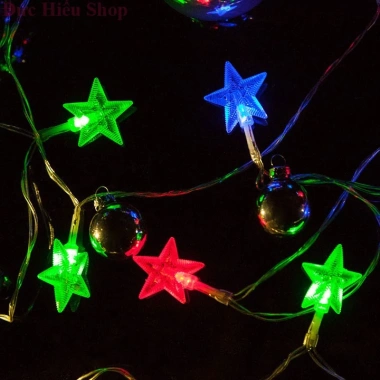 Dây đèn chớp nháy đa màu - Trang trí Giáng sinh Noel cho nhà hàng, khách sạn, giá chỉ 13.900 VND 7