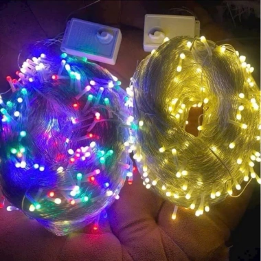 Dây Đèn Kim Cương 100M 352 LED V8 IP65 - 8 Chế Độ Nháy, Trang Trí Nội Ngoại