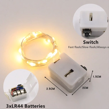 Dây Đèn LED 1-3m Đèn Nháy Trang Trí Tết 3 Chế Độ Flash Nhanh Chậm - 5.600 VND 9 Dây Đèn LED 1-3m Đèn Nháy Trang Trí Tết 3 Chế Độ Flash Nhanh Chậm - 5.600 VND 9