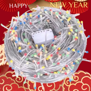 Dây Đèn LED 100m 600 Bóng 8 Chế Độ Nháy Chống Nước - Trang Trí Tết Noel Ngoài Trời, Giá 199.000₫ 2