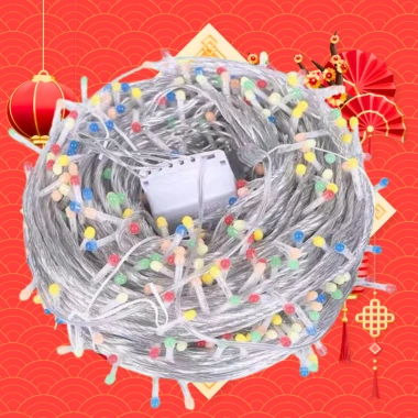 Dây Đèn LED 100m 600 Bóng 8 Chế Độ Nháy Chống Nước - Trang Trí Tết Noel Ngoài Trời, Giá 199.000₫ 5