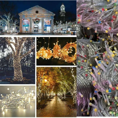 Dây Đèn LED 100m 600 Bóng 8 Chế Độ Nháy Chống Nước - Trang Trí Tết Noel Ngoài Trời, Giá 199.000₫ 7