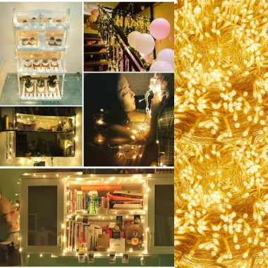 Dây Đèn LED 100m 600 Bóng 8 Chế Độ Nháy Chống Nước - Trang Trí Tết Noel Ngoài Trời, Giá 199.000₫ 8