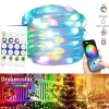 Dây Đèn Led 20m Giọt Lệ Nháy Theo Nhạc, Đuổi Côn Trùng, Điều Khiển App - Giá 79.000đ 5