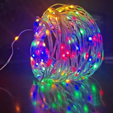 Dây Đèn Led 20m Giọt Lệ Nháy Theo Nhạc, Đuổi Côn Trùng, Điều Khiển App - Giá 79.000đ