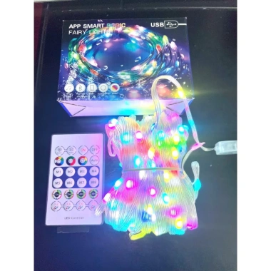 Dây Đèn Led 20m Giọt Lệ Nháy Theo Nhạc, Đuổi Côn Trùng, Điều Khiển App - Giá 79.000đ