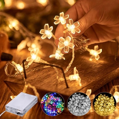 Dây Đèn LED 2m-5m-10m Hình Hoa Anh Đào - Trang Trí Nhà Cửa & Sân Vườn, Giá 50.600₫ 2