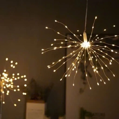Dây đèn LED 5 chùm phạo hoa 3 tầng 8 hiệu ứng 7 màu vàng 3m - Decor Tết giá ưu đãi 120k 7 Dây đèn LED 5 chùm phạo hoa 3 tầng 8 hiệu ứng 7 màu vàng 3m - Decor Tết giá ưu đãi 120k 7