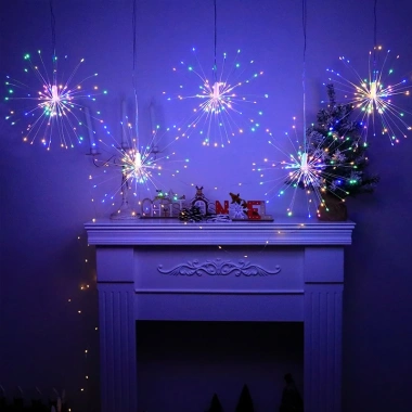 Dây Đèn Led 5 Chùm Pháo Hoa 8 Hiệu Ứng Nháy - Trang Trí Tết, Tiệc Cưới, Đèn Dây LED Đa Màu Trang Trí Phòng Tiệc Giá 169.000₫ 9 Dây Đèn Led 5 Chùm Pháo Hoa 8 Hiệu Ứng Nháy - Trang Trí Tết, Tiệc Cưới, Đèn Dây LED Đa Màu Trang Trí Phòng Tiệc Giá 169.000₫ 9