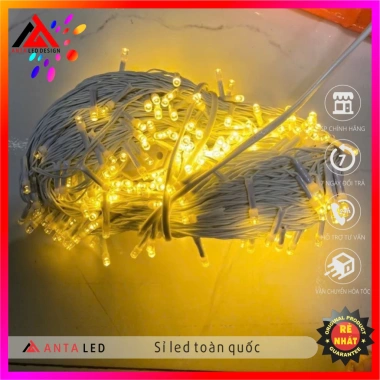Dây đèn LED 50m ánh vàng vintage Trang trí cửa hàng, Tết, Noel 220V giảm 20% 132.000 VND 3
