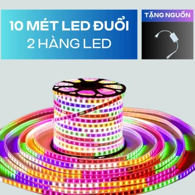 Dây đèn LED ATH LIGHTING 5m đèn nháy đa màu chống nước, trang trí Noel, Tết, cây thông - Giá chỉ 41.000₫ 10