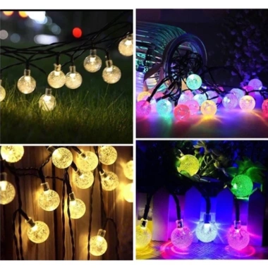 Dây đèn LED bi bọt nước 10m - Chống nước, dùng trong nhà, ngoài trời, chỉ 31.000₫