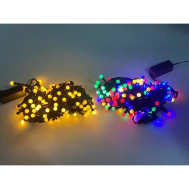 Dây đèn LED bi đục 15m 140 bóng chớp nháy - Trang trí Noel, Tết giá 31.360₫