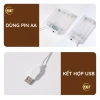 Dây Đèn LED Bong Bóng Trang Trí Nhà Cửa Giáng Sinh Lễ Tết - Sáng Rực, Không Pin 5