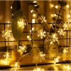 Dây đèn LED bông tuyết 3m pin - Ánh sáng vàng ấm retro, trang trí Tết & Giáng sinh - 18.999đ 4