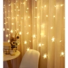 Dây đèn LED bông tuyết 4m 16 sợi Decor quán cafe, phòng nháy Noel, giảm giá 129k 3