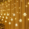 Dây đèn LED bông tuyết 4m 16 sợi Decor quán cafe, phòng nháy Noel, giảm giá 129k 7