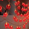 Dây đèn LED cá đỏ trang trí Lễ Tết - decor nhà cửa, cắm điện, giá ưu đãi 65k 4