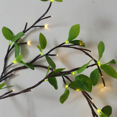 Dây đèn LED cành hoa đào 1.2m 48 bóng - Trang trí tường, nhà cửa, phòng khách, lễ Tết giảm giá 157.5k